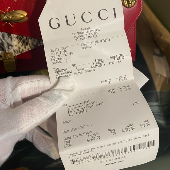 Rare Gucci top handle handbag, limited edition - Picture 13 of 14